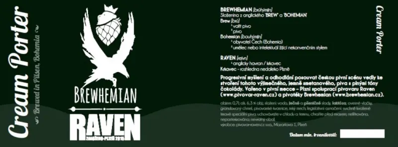 Raven Brewhemian Cream Porter