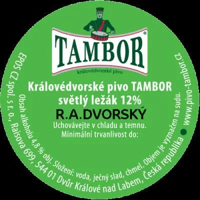 Tambor R. A. Dvorský nefiltrovaný