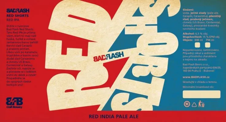 Bad Flash Red Shorts (Kunratice)