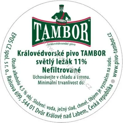 Tambor 11° nefiltrovaný