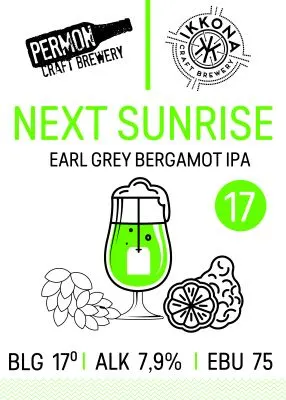 Permon Next Sunrise Earl Grey Bergamot IPA