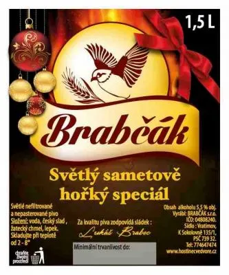 Brabčák Sametově hořký speciál