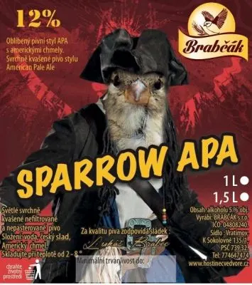 Brabčák Sparrow APA SHA Mosaic