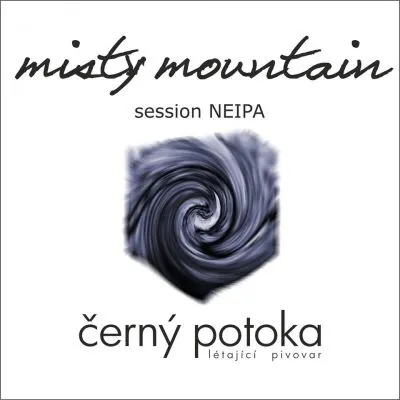 Černý potoka Misty Mountain