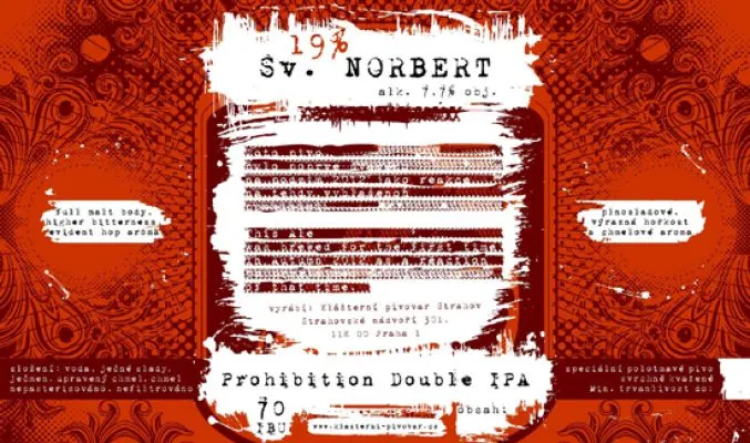Sv. Norbert Prohibition Double IPA (2018)
