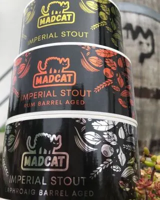 MadCat Imperial Stout Laphroaig Barrel Aged 20°