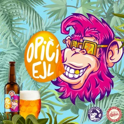 Budějovický Budvar/Nachmelená opice Opičí Ejl