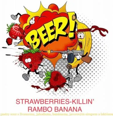 Crazy Clown Strawberry Killing Rambo Banana