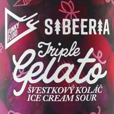 Sibeeria & Funky Fluid Triple Gelato Švestkový koláč