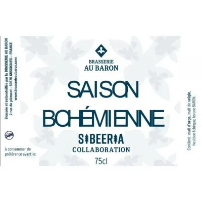 Sibeeria - Au Baron Saison Bohémienne