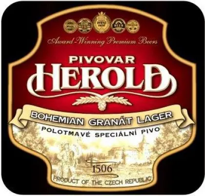 Herold Bohemian Granát Lager