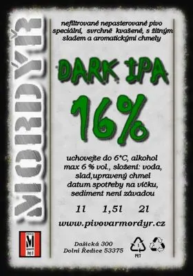 Mordýř Rye Dark IPA