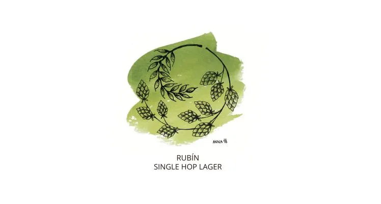 Pivečka Single Hop Lager Rubín
