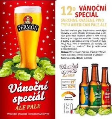Permon Vánoční speciál Pale Ale