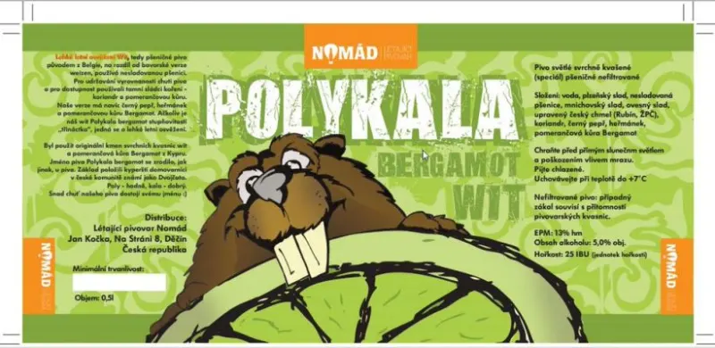Nomád Polykala Bergamot Wit